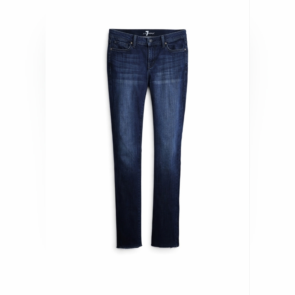7 For All Mankind Roxanne Straight Leg Jeans Dark Wash Size 30